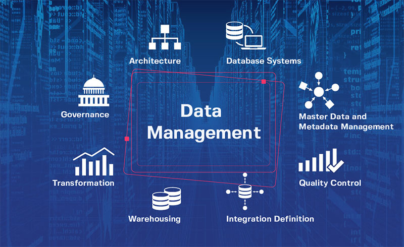 Quy trình quản lý dữ liệu tại doanh nghiệp.