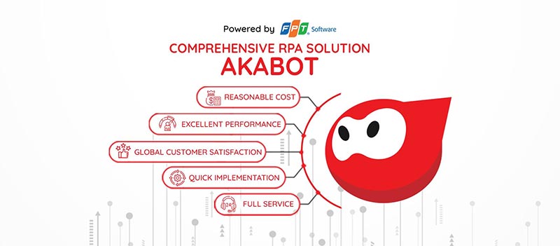 akaBot nằm trong top 6 sản phẩm RPA tốt nhất toàn cầu giúp tối ưu quy trình ngân hàng hiệu quả