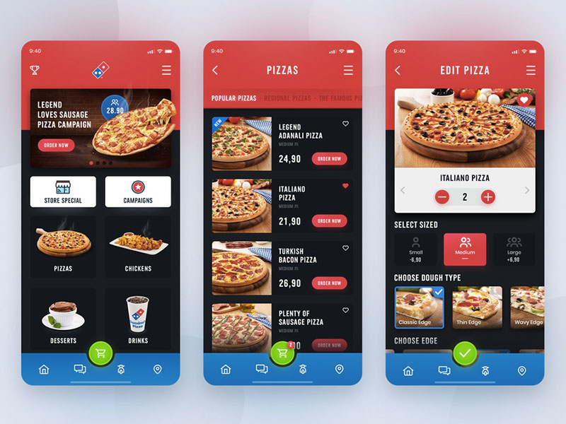 Khách hàng của Domino's Pizza giờ đây có thể đặt hàng và theo dõi quá trình giao hàng trên ứng dụng.