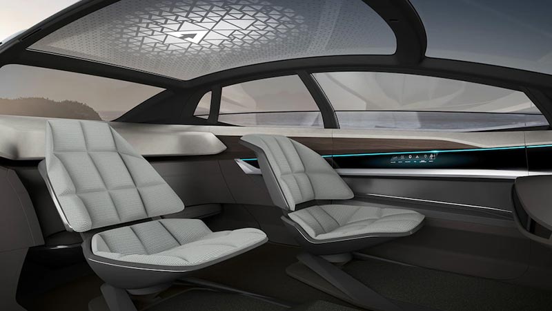 Bên trong của Audi Aicon - Chiếc xe có khả năng tự hành cấp độ 5