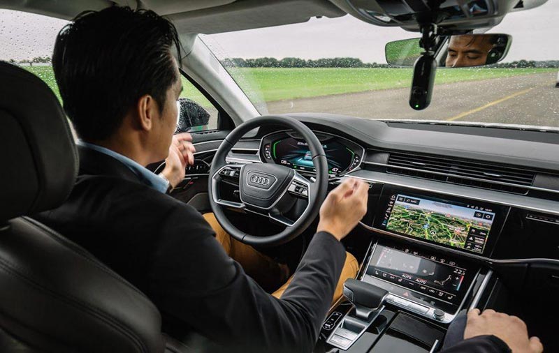 Bên trong của Audi AI Traffic Jam Pilot - hệ thống tự lái đạt cấp độ 3 SEA