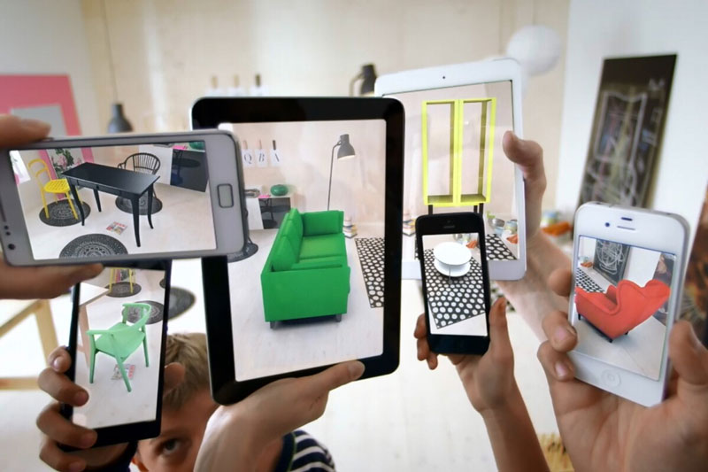 IKEA sử dụng công nghệ AR để khách hàng trải nghiệm việc các nội thất xuất hiện trong không gian của họ
